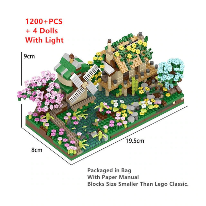 Micro Building Blocks with LED for Adults and kids 